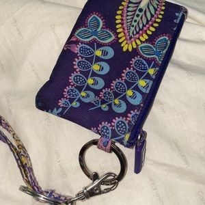 Vera Bradley ID Case and Lanyard